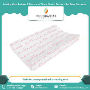 Customization Newborn Organic Baby Change Sheet Changing Pad Cover for Sale - Product Image 3
