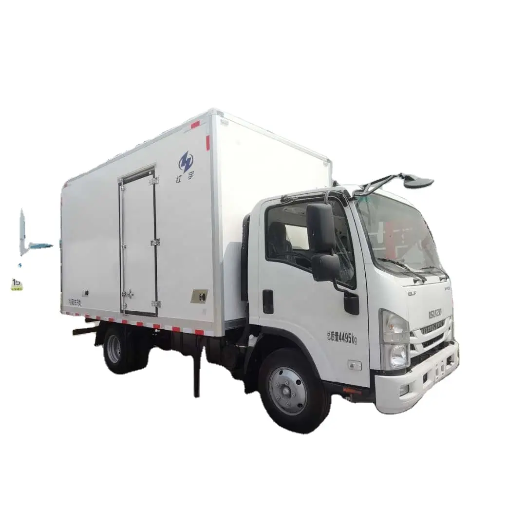 7.5ตันญี่ปุ่น Foton Howo Rhd เนื้อการขนส่ง Cooling Van ตู้แช่แข็งรถบรรทุกตู้เย็นรถบรรทุกตู้แช่แข็ง Reefer รถบรรทุก