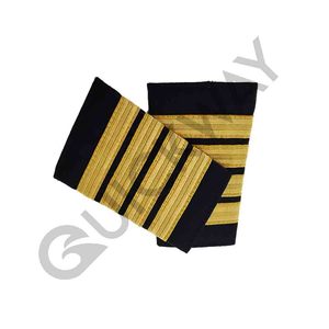 Charretera Ceremonial Custom Color Negro Con Plata 3 Barras Charretera Venta Por QUICK WAY INDUSTRIES - Product Image 6