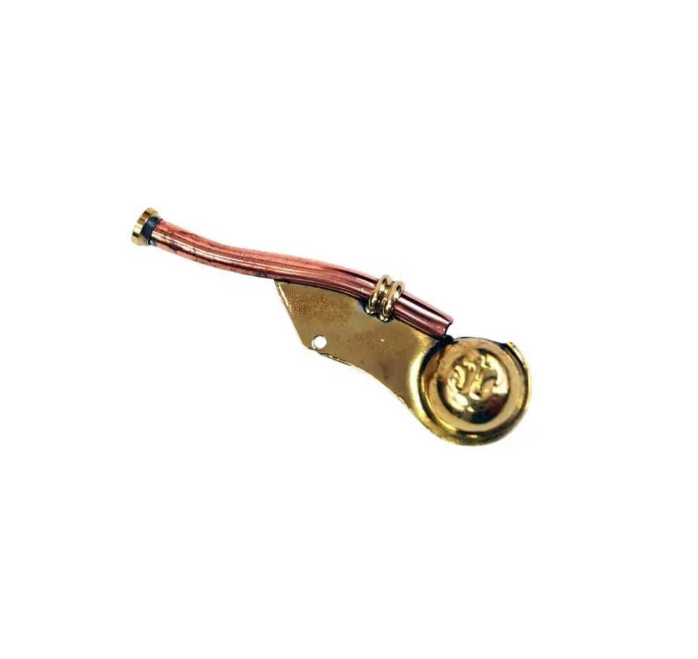 Handmade Bosun Whistle Brass Copper Nautical Decor Manufacturer Wholesaler factory direct sale