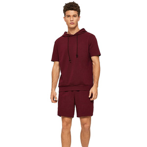 New Winter Sports Pullover <b>Hoodies</b> with Casual Shorts for <b>Men</b> Waterproof Breathable <b>Plain</b> Fitted Solid Color - Product Image 4