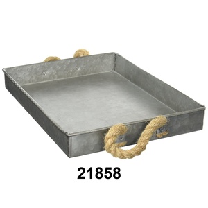 Plateau de service des aliments, coloré, avec corde et fer, meilleure vente, vente en gros - Product Image 6