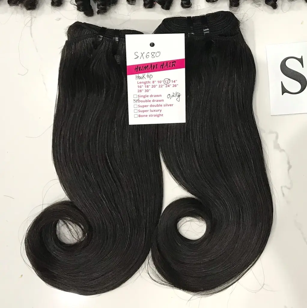 Wholesale Human Hair Supplier No Shedding Blunt Curly Hair Extension Good Deal For First Order From Vietnam