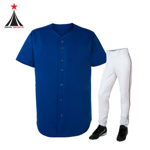 Meilleure vente d'uniformes de Baseball pour hommes, ensembles d'uniformes de Baseball bon prix - Product Image 2