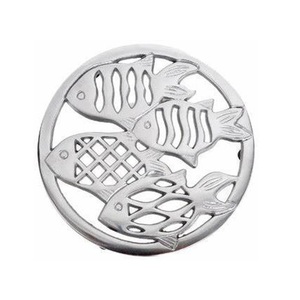 Vente en gros de sous-verres en métal nickelé sous-verres élégants décoratifs avec impression de logo personnalisé sous-verres pour la maison et la cuisine - Product Image 6