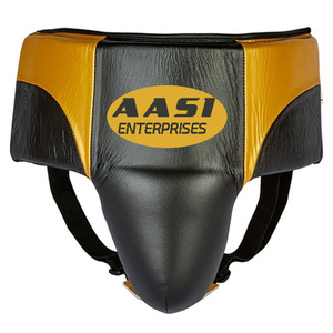 Protection de l'aine pour Muay Thai, Kickboxing, MMA - Durable et respirant en cuir de vachette et cuir artificiel - Product Image 4