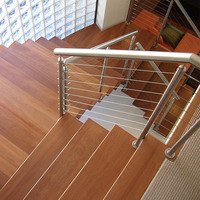 A2 Unique de Luxe En Acier Inoxydable Câble Balustrade Raccords Escalier de Main Courante Balustrade De Câble