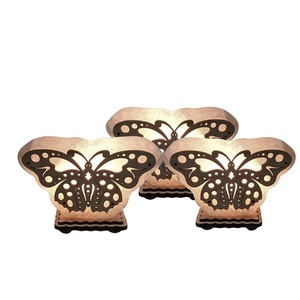 Butterfly Shape Himalayan Pink <b>Salt</b> Lamp & Wooden 3D Butterfly Design Best for Office Decoration-Sian Enterprises - Product Image 6
