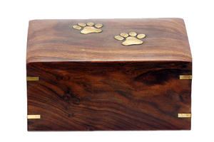 Urna de cremación de mascotas de metal pequeña y moderna Urna de ataúd de metal pequeña y elegante - Product Image 6