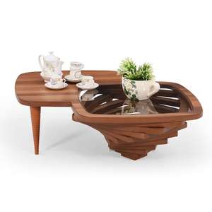 Mesa de centro Riva de diseño moderno para el hogar, muebles de sala de estar - Product Image 3