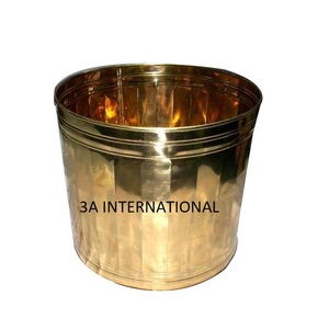 Diseño más atractivo, maceta de flores con acabado chapado en oro, decoración de jardín para el hogar, maceta elegante, alta calidad estándar - Product Image 1