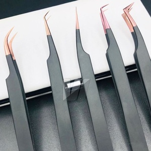 แหนบต่อขนตาสแตนเลสอเนกประสงค์แบบญี่ปุ่นคุณภาพสูงปรับแต่งโลโก้ได้ตามต้องการ - Product Image 1