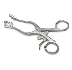 Écarteur acuté Weitlaner en acier inoxydable, instruments chirurgicaux orthopédiques certifiés CE Classe I, manuel - Product Image 1
