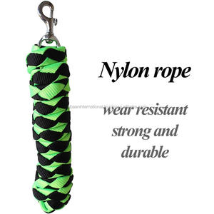 Caballo ecuestre duradero ecológico de alta calidad, Halter de nailon, acolchado suave de neopreno, accesorio de latón, fabricante de logotipo personalizado - Product Image 2