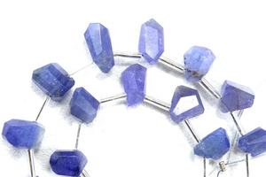 Piedras naturales de tanzanita azul, 23 unidades, pepitas facetadas, fabricante, venta al por mayor - Product Image 3