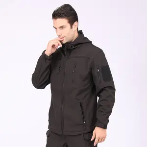 Veste d'hiver softshell personnalisée pour homme 2023 – Qualité supérieure, écologique, imperméable, coupe-vent, style motard, collection automne - Product Image 1