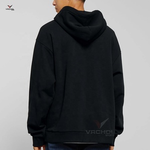 Sudaderas con Capucha de Forro Polar Bordadas Personalizadas de Talla Grande, de Poliéster/Algodón de Alta Calidad, Multicolor, al por Mayor, con Patrón Sólido y Tejido de Punto - Product Image 2