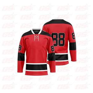 Cheap Wholesale Practice Full Sublimation Printing 100% Polyester Funny Custom Ice Hockey Goalie Jersey - Product Image 6