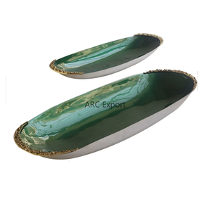 Juego de 2 encantadoras y elegantes Bandejas para servir para bodas y artículos de Hotel, bandeja para servir comida, decoración de mesa, Bandejas para servir postres - Product Image 5