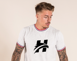 Camiseta de verano de algodón de calidad al por mayor para hombre, Camiseta de cuello redondo con diseño de Color sólido, ropa clásica informal para hombre, camisetas - Product Image 3