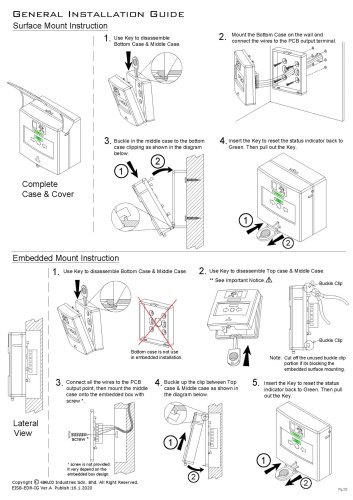 BEL EDR819 Single Pole Emergency Door Release Fire Alarm System for Home Security & Smoke Detection for Home Use · image 3