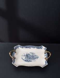 ถาดเสิร์ฟเซรามิกทันสมัยสำหรับบ้านโรงแรมร้านอาหารถาดตกแต่งดีไซน์ทันสมัยถาดเสิร์ฟอาหารและโรงแรม - Product Image 3