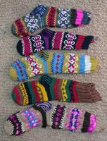 Baskets tendance en laine tricotées à la main Chaussettes confortables et élégantes