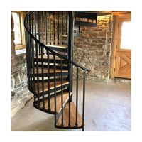 Housse d'escaliers en spirale béton, antidérapante, intérieur et extérieur, carrosserie de luxe préplumée, bâche en spirale