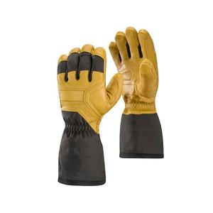 Haute qualité de travail en plein air Ski hiver Longed-Cuff Thinsulate-coupe-vent en cuir de daim coupe-vent gants chauffés - Product Image 1