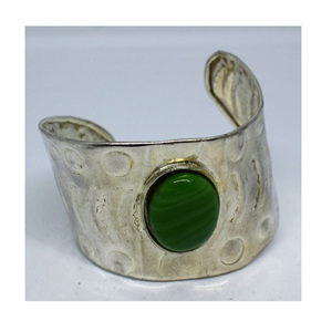 2025 3mm brillant argent en relief texturé bijoux noël incurvé creux large rustique bijoux gaufrages gros Bracelet bijoux - Product Image 1