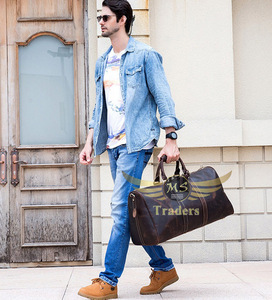 Bolsa de lona de cuero de negocios con gran capacidad, bolsa de lona personalizada OEM, bolsa de cuero de lona de viaje para hombres y mujeres para viaje - Product Image 6