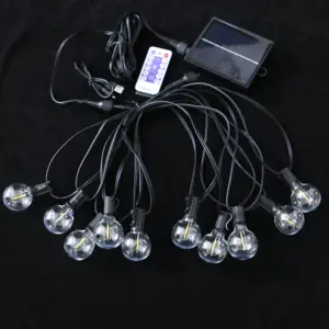 Outdoor Indoor 25FT 50FT 100FT G40 Globe String Lights with US and UK Plug 25bubs 7.6M 1LED Holiday light solar light