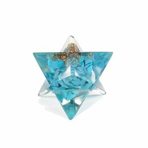 Cristal de radiesthésie décoratif pour la maison Orgonite Merkaba Star Prix de gros Cristaux d'Orgonite Guérison Merkaba Star Supply - Product Image 3