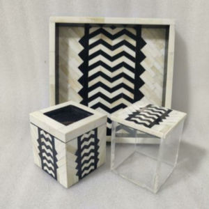 Incrustation de résine exquise Mukbhar Set Cadeaux idéaux pour le Ramadan et Superbe pièce de déclaration de décoration intérieure par United Trade World - Product Image 2