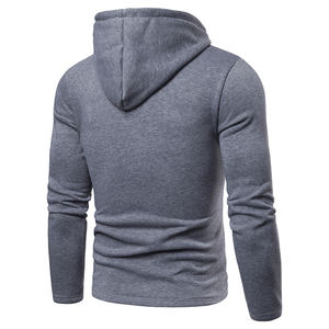 Autumn Winter Casual Patchwork Hoodies Zipper Warm Outdoor Sport Top Slim Fit Sweatshirt Hoodies Top with Front Pockets - Product Image 2