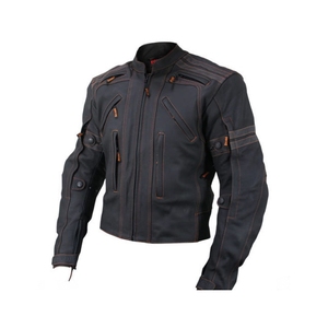 Chaqueta personalizada de carreras para hombre hecha con chaquetas de cuero de moto perfectas para el estilo de motociclista callejero y la ropa de motocicleta - Product Image 1