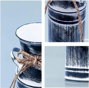 Pot de fleurs intérieur galvanisé au design fait à la main avec une taille de forme unique, parfait pour le jardin et la présentation élégante des plantes - Product Image 3