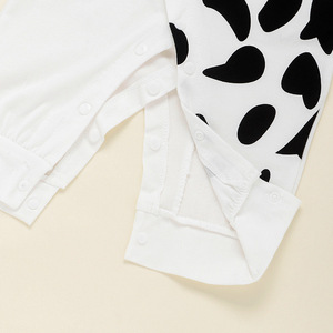 Ropa de moda para bebés, Pelele de manga larga con patrón de vaca bonito para recién nacidos, 2021 - Product Image 3
