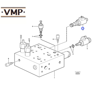 โซลินอยด์สำหรับรถตักล้อยางรุ่น L110E, L90E, L50E, L50D, L70E, L60F, L70F, L350F - ของแท้จากโรงงาน (OEM) - Product Image 2
