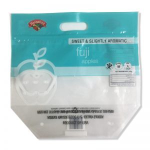 Fruit Packaging <b>Bag</b> with Square Bottom Moisture Proof Ziplock & Air Holes LDPE Material HAPLAST Brand - Product Image 2