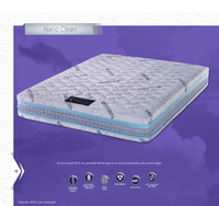 Matelas orthopédique en mousse à mémoire de forme Nano Cover - Design contemporain, anti-bactérien, hypoallergénique, rafraîchissant, housse amovible, usage hospitalier
