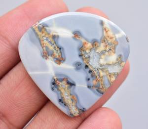 Excellent Pattern Maligano Jasper Loose Gemstone Cabochon High Quality Maligano Jasper Cabochon - Product Image 4