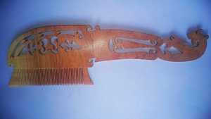 Peignes en corne de buffle naturelle, pliables, électriques, ioniques, laser, anti-poux, pour un usage domestique et pour offrir en cadeau - Product Image 5