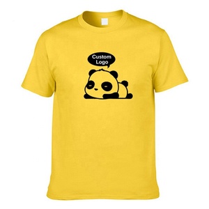 เสื้อกอล์ฟผู้ชายผ้าฝ้าย 100% คอกลม ลายเรียบ ระบายอากาศ แห้งเร็ว เป็นมิตรกับสิ่งแวดล้อม แขนสั้น สวมใส่สบาย - Product Image 1