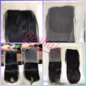 Extension de cheveux péruviens naturels 4x4 et 5x5, nattes de cuticules à effet éventail, de haute qualité au prix d'usine réel - Product Image 6