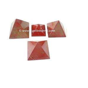 Vente en gros pyramide d'énergie de jaspe rouge fengshui cristal de guérison jaspe rouge pyramides de pierres précieuses reiki pierre de guérison artisanat - Product Image 2