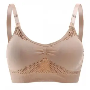 Sujetador deportivo de Enfermería de alta calidad Bmama cómodo estirable manos libres bombeo Sexy encaje ajustable hombro botón G-String - Product Image 1