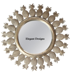 Recién a la moda, venta al por mayor, espejo colgante de pared de diseñador hecho a mano de alta calidad, espejo decorativo elegante clásico para uso doméstico - Product Image 4