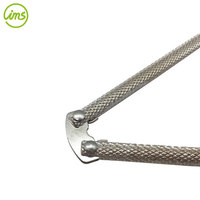 Ensemble de pics à noix en métal chromé argenté de 12,5 cm, 1200 pièces, faciles à nettoyer, pour les traiteurs et les restaurants