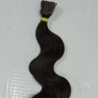 Extensions de cheveux humains Tyagi indiens vierges Remy, ondulés, I-Tips, 169 queues de cheval naturelles, 100g, 34 pouces, double trame machine